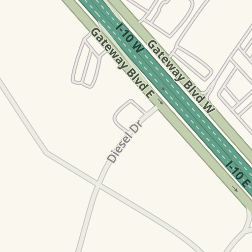 waze livemap driving directions to dial america el paso united dial america el paso