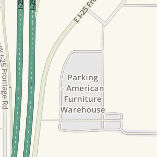 Waze Livemap - Driving Directions to Parking - American Furniture ...