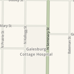 Waze Livemap Driving Directions To Galesburg Cottage Hospital